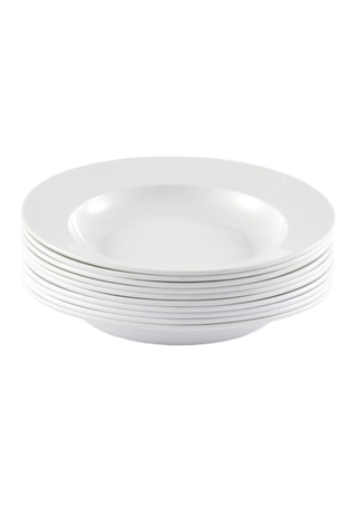 Assiettes plastiques réutilisables